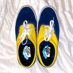 Yellow/Blue Vans